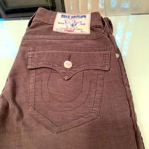 True Religion jeans 32 cord grey